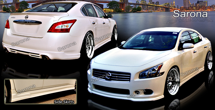 Custom Nissan Maxima  Sedan Body Kit (2009 - 2013) - $1290.00 (Manufacturer Sarona, Part #NS-052-KT)